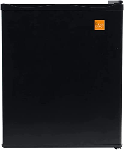 ANJI DEPOT Mini Wine/Drink/Beverage Cooler/Fridge, Built-In Thermostat, LED Light, Energy Class (40L)