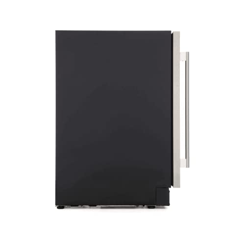 CDA 20 Bottle Capacity Single Zone Freestanding Under Counter Wine Cooler - Stainless Steel