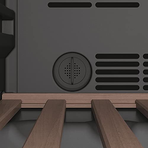 Haier HWS77GDAU1(UK) Freestanding Wine Cooler, 1 door, 77 Bottles, 127cm Tall, Black [Energy Class G]