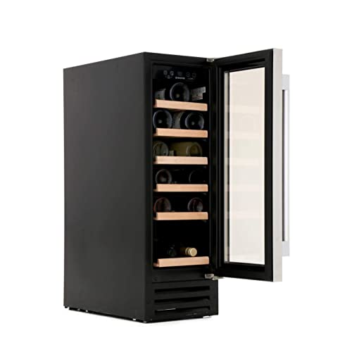 Hoover HWCB30UK Wine Cooler Integrated 19 Bottle Single Zone 30cm Black