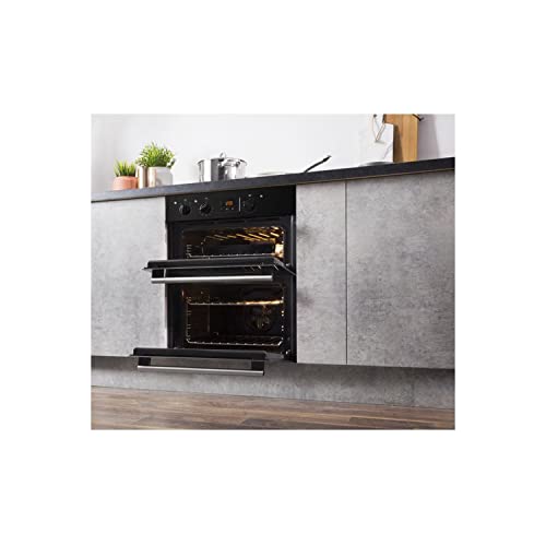 Hotpoint DU2540BL B Rated Built-Under Electric Double Oven - Black