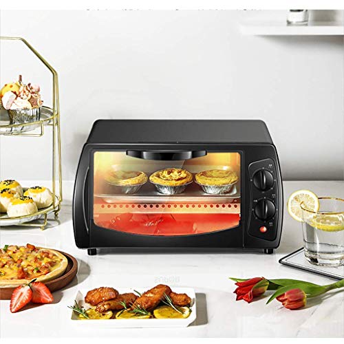 Electric Mini Oven，Household 10 Liter Baking Oven With Multiple Cooking Functions Grill Adjustable Temperature Control Timer Useful