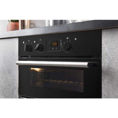 Hotpoint DU2540BL B Rated Built-Under Electric Double Oven - Black