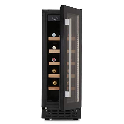 CDA 20 Bottle Freestanding Single Zone Wine Cooler - Black