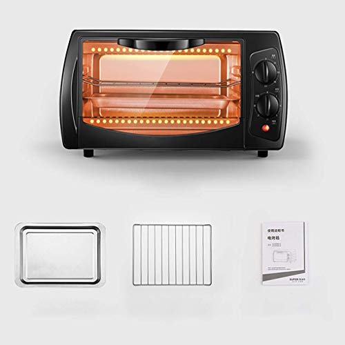 Electric Mini Oven，Household 10 Liter Baking Oven With Multiple Cooking Functions Grill Adjustable Temperature Control Timer Useful