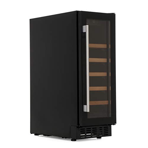 CDA 20 Bottle Freestanding Single Zone Wine Cooler - Black