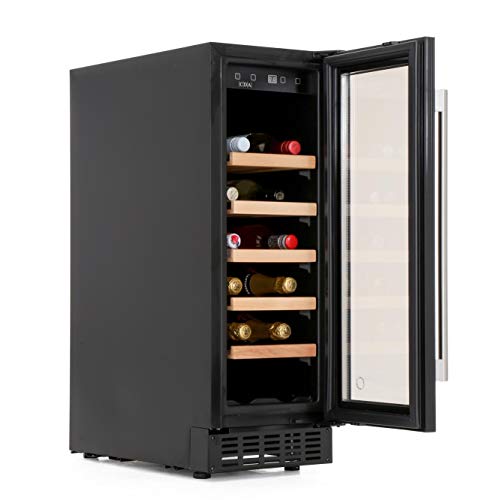 CDA 20 Bottle Freestanding Single Zone Wine Cooler - Black