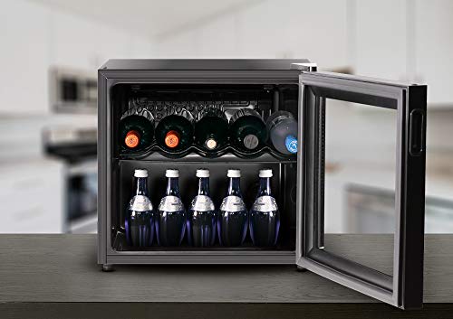 Inventor Vino Wine Cooler 43L, for Wine and beverages, Glass door and compact size (WEE/MM0449AA)