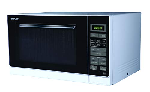 Sharp R372WM Solo Touch Control Microwave, 25 Litre capacity, 900W, White