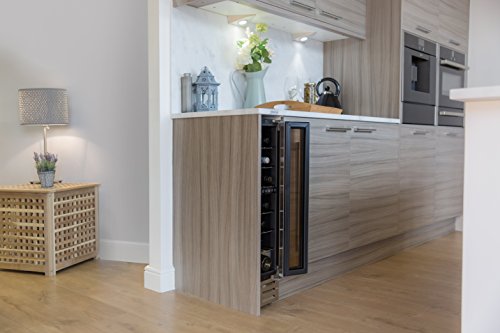 Russell Hobbs RHBI7WC1SS Freestanding or Integrated Wine/Drinks Cooler, 7 bottle capacity, Stainless Steel