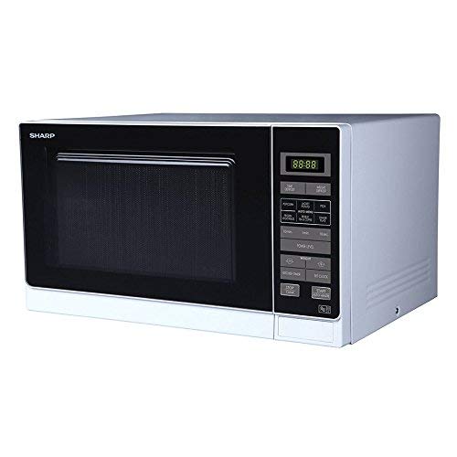 Sharp R372WM Solo Touch Control Microwave, 25 Litre capacity, 900W, White