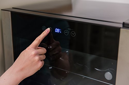 Russell Hobbs RH34WC1 Freestanding Wine Cooler, 93 liters, Stainless Steel, Noise level: decibels 39