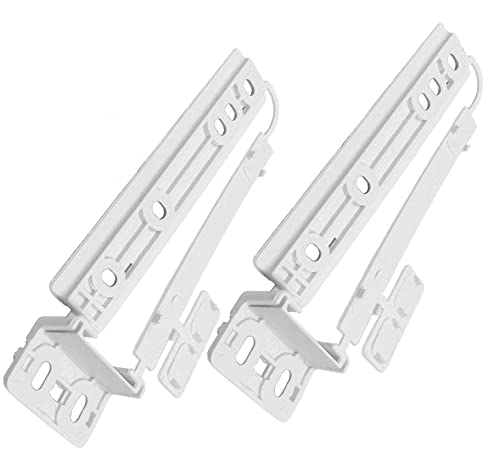 Utiz 2 x Door Slider Kit Fridge Freezer Door Plastic Mounting Slide Bracket Fixing Kit Compatible AEG Hotpoint Zanussi Fridge Freezers Pack of 2