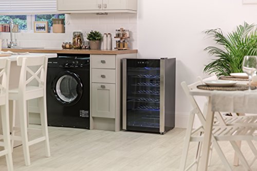 Russell Hobbs RH34WC1 Freestanding Wine Cooler, 93 liters, Stainless Steel, Noise level: decibels 39