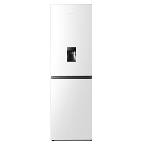 Hisense RB327N4WW1 55cm Freestanding 50/50 Fridge Freezer - 251 litre capacity - Total No Frost - Non-plumbed Water Dispenser - White - F Rated