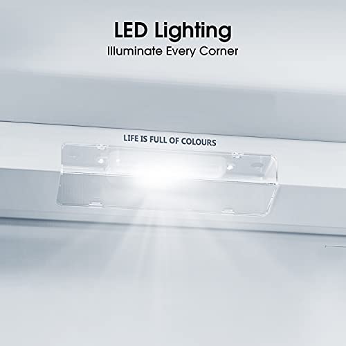 Hisense RR220D4ARF 52cm Freestanding Retro Fridge - 149 litre capacity - Auto Defrost - Wine Rack - Red - F Rated H128 x W51.9 x D51.3