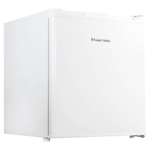 Russell Hobbs, RHTTLDR2 Table Top Larder Fridge, Mini Fridge 40L Capacity, Quiet Running 39DB, Reversible Door, 0 to 8 Degrees Manual Temperature Control, White