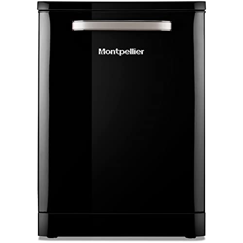 Montpellier 13 Place Settings Freestanding Dishwasher - Black