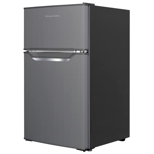 Russell Hobbs RH48UCFF2SS Freestanding Undercounter Fridge Freezer, LED light, 85 litres, Stainless Steel, Noise level: decibels 40