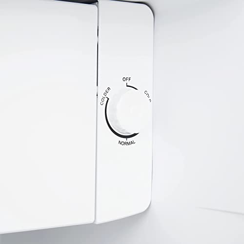 Cookology Retro Undercounter Freestanding Fridge 93 Litre Capacity, Features an Adjustable Temperature Control and Legs, Self Closing Door and Chiller Box - In White