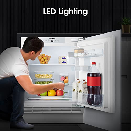 Hisense RUL178D4AW1 Built in Larder fridge, 138L Capacity White