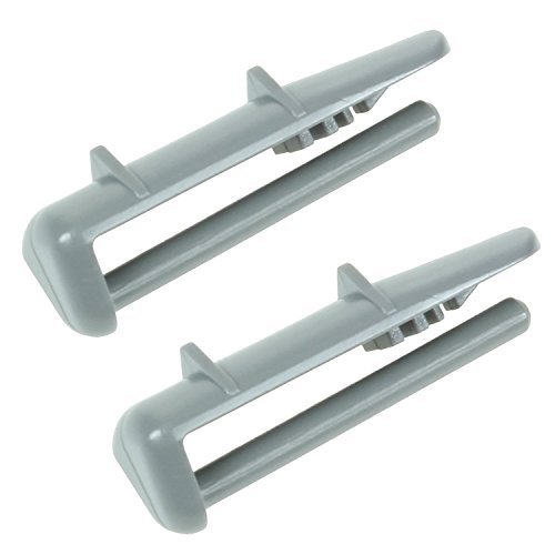 Beko Dishwasher Rear Rail Cap Clip (Pack of 2)
