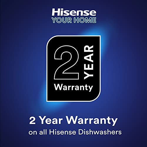 Hisense HS622E90BUK Freestanding Standard Dishwasher 85cm High - E Rated, Black, 24 x 23 x 33 inches (L x W x H) [Energy Class E]
