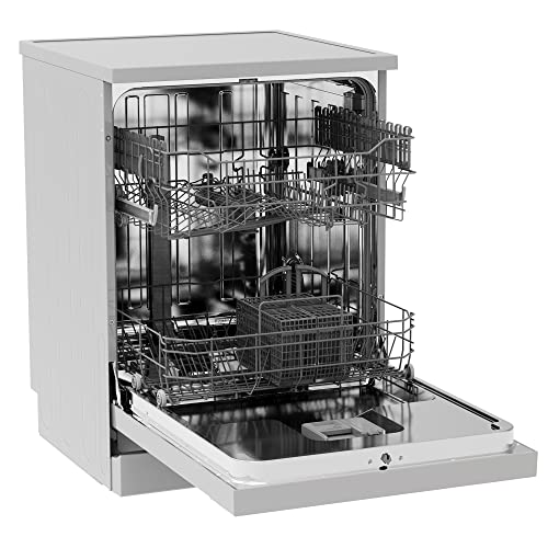 Hisense HS622E90WUK Freestanding Standard Dishwasher 85cm High - E Rated, White, 24 x 23 x 33 inches (L x W x H) [Energy Class E]