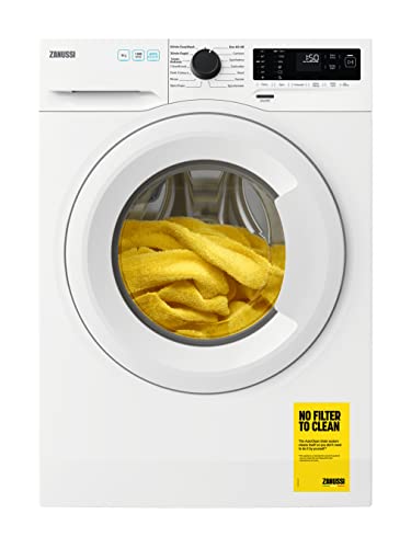 Zanussi ZWF942E3PW Washing Machine, 9kg load, 1400rpm Spin, AutoAdjust Function, Eco-Cycles Saves Energy, CleanBoost Steam Care, Quick Wash, White