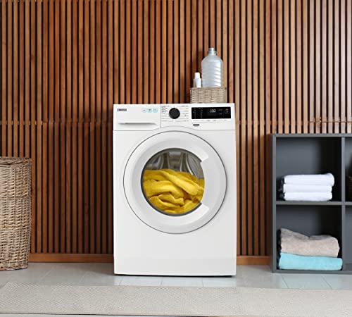 Zanussi ZWF942E3PW Washing Machine, 9kg load, 1400rpm Spin, AutoAdjust Function, Eco-Cycles Saves Energy, CleanBoost Steam Care, Quick Wash, White