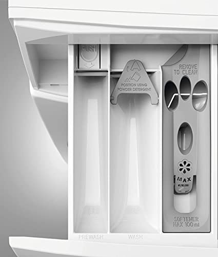 Zanussi ZWF942E3PW Washing Machine, 9kg load, 1400rpm Spin, AutoAdjust Function, Eco-Cycles Saves Energy, CleanBoost Steam Care, Quick Wash, White