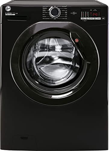 Hoover H-Wash 300 H3W4102DBBE Freestanding Washing Machine, Large Capacity, 10 kg Load, 1400 rpm, Black