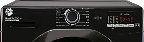 Hoover H-Wash 300 H3W4102DBBE Freestanding Washing Machine, Large Capacity, 10 kg Load, 1400 rpm, Black