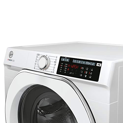 Hoover H-Wash 500 HW411AMC Freestanding Washing Machine, Large Capacity, 11 kg, 1400rpm, White, Decibel rating: 50, EU Acoustic Class: A