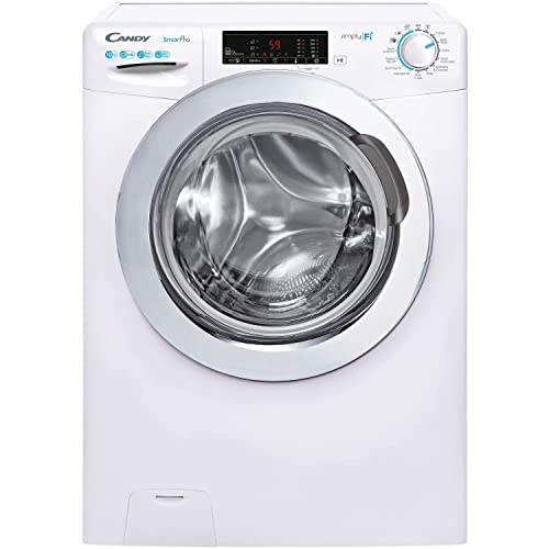 Candy Smart Pro CSO14103TWCE Freestanding Washing Machine, WiFi Connected, 10 kg Load, 1400 rpm, White