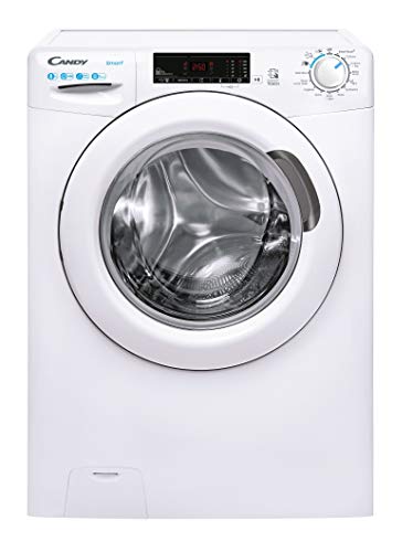 Candy Smart Pro CS148TE Freestanding Washing Machine, 8 kg Load, 1400 rpm, White