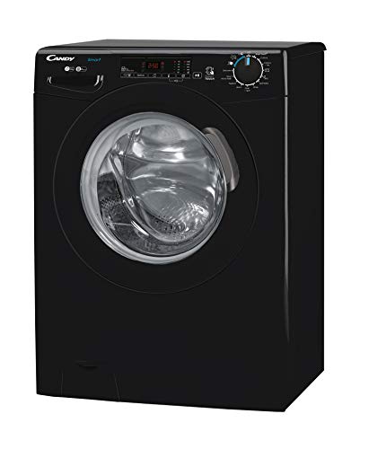 Candy Smart Pro CS1410TBBE Freestanding Washing Machine, 10 kg Load, 1400 rpm, Black