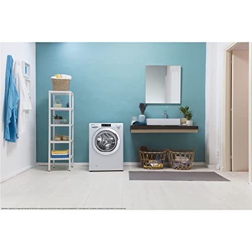 Candy Smart Pro CSO14103TWCE Freestanding Washing Machine, WiFi Connected, 10 kg Load, 1400 rpm, White