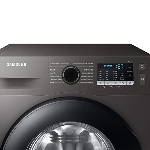 Samsung Series 5 WW80TA046AX/EU with ecobubble™ Freestanding Washing Machine, 8 kg 1400 rpm, Graphite, B Rated