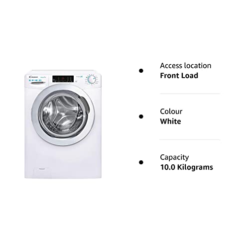 Candy Smart Pro CSO14103TWCE Freestanding Washing Machine, WiFi Connected, 10 kg Load, 1400 rpm, White