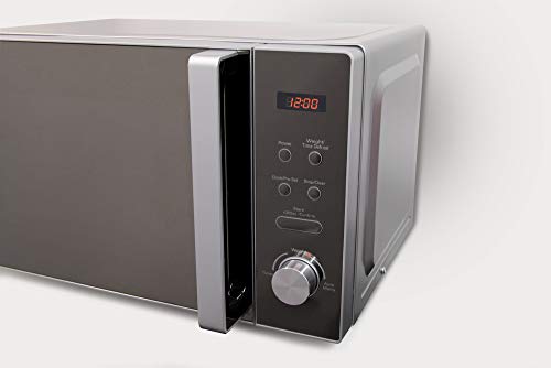 Russell Hobbs RHM2076S Compact Microwave, 800 W, 20 liters, Silver & 18790 4 Slice Toaster, Stainless Steel, 1500 W
