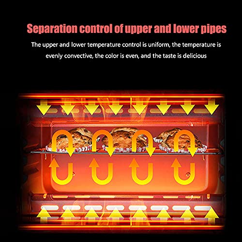 3 in 1 mini oven, toaster oven, electric oven, Multifunctional Toaster, Coffee Maker, Multifunctional Household Kitchen Cookware,Pink,With cover