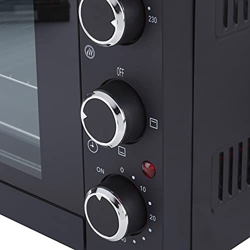 Progress EK4359P 15 L Electric Mini Toaster Oven, Compact Table-Top Design, Variable Temperature Control, 60-Minute Timer, Automatic Safety Shut-Off, Includes Baking Tray, Wire Rack and Tray Handle