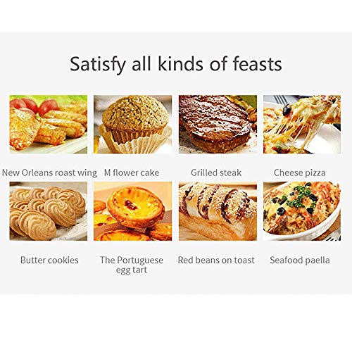 3 in 1 mini oven, toaster oven, electric oven, Multifunctional Toaster, Coffee Maker, Multifunctional Household Kitchen Cookware,Pink,With cover