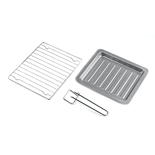 Progress EK4359P 15 L Electric Mini Toaster Oven, Compact Table-Top Design, Variable Temperature Control, 60-Minute Timer, Automatic Safety Shut-Off, Includes Baking Tray, Wire Rack and Tray Handle