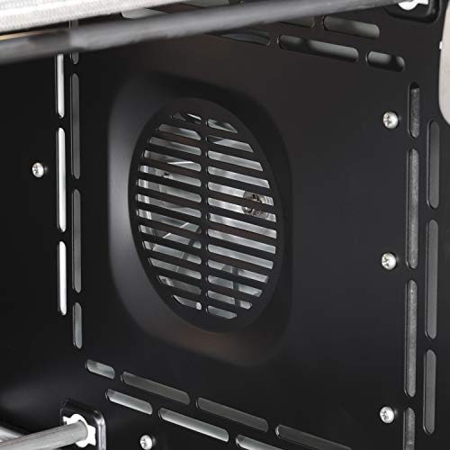 Wolf Gourmet Elite Digital Countertop Convection Toaster Oven with Temperature Probe, Stainless Steel and Red Knobs (WGCO150S)