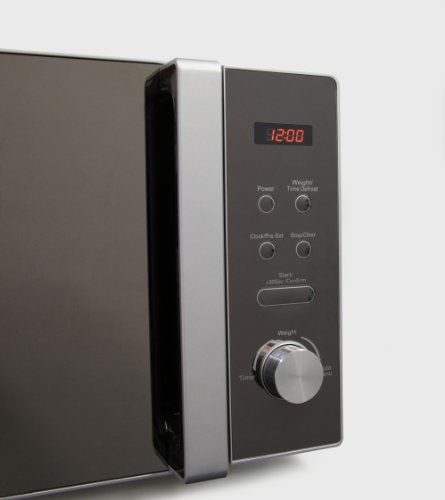 Russell Hobbs RHM2076S Compact Microwave, 800 W, 20 liters, Silver & Futura 2-Slice Toaster 18780 - Stainless Steel Silver