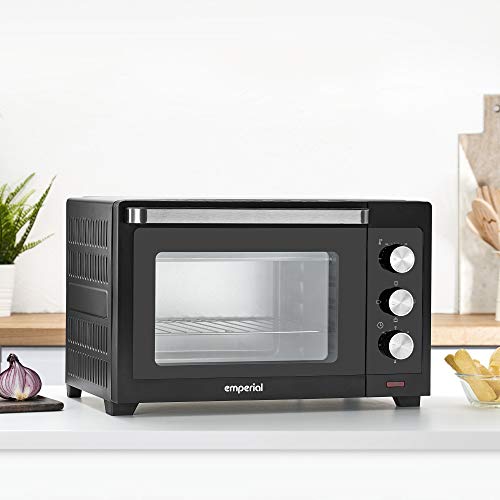 Emperial 30L Mini Oven Electric Grill - Multi Cooking Function & Grill, Adjustable Temperature Control, Timer - 1600W