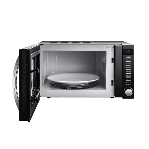 VYTRONIX VY-HMO800 800W Digital Microwave Oven | Freestanding Microwave with 5 Power Levels, Clock & Timer Function | Black Microwave with Mirrored Front, 20 Litre Capacity-hmo800
