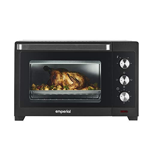 Emperial 30L Mini Oven Electric Grill - Multi Cooking Function & Grill, Adjustable Temperature Control, Timer - 1600W
